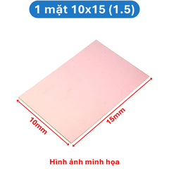 Phíp đồng FR4 làm mạch in thủ công 1 mặt, 2 mặt