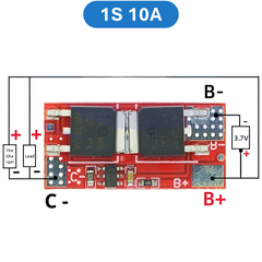 Mạch BMS sạc bảo vệ pin Lithium - Lipo 1S - 4S