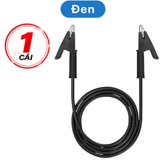 Dây kẹp silicon 2 đầu cá sấu 1m