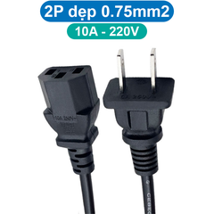 Dây nguồn AC 1.5m đồng nguyên chất  thông dụng cho máy tính, laptop, nồi cơm…