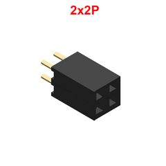 Hàng rào cái đôi 2.0mm cắm chân đứng cao 4.3mm