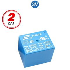 Relay ( Rờ Le) 3V - 5V - 12V - 24V - 5 chân SongLe