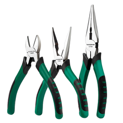 Kìm cắt dây, mũi kim, đầu bằng loại lớn SUPER đen vàng