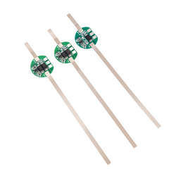Mạch bảo vệ hàn đầu pin Lithium 1S 3.7V 2 - 4.5A (1 - 3 MOS) có hàn kẽm sẵn ( PCB tròn)