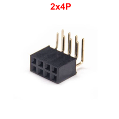 Hàng rào cái đôi 2.54mm cắm chân cong cao 8.5mm