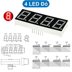 LED 7 đoạn 0.56 inch âm chung / dương chung