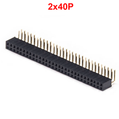 Hàng rào cái đôi 2.54mm cắm chân cong cao 8.5mm