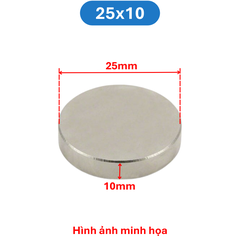 Nam châm đất hiếm tròn không lỗ