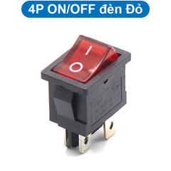 Công tắc bập bênh KCD1 - 3P/4P/6P 15x21mm 6A/250V