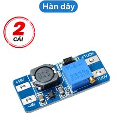Mạch tăng áp Mini 2A MT3608 chân hàn dây, type C, Micro B