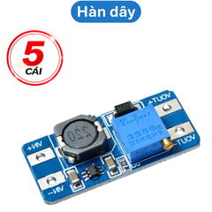 Mạch tăng áp Mini 2A MT3608 chân hàn dây, type C, Micro B