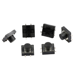 (20 Cái) Nút nhấn 12x12mm 4 chân dán cao 4.3 - 12mm