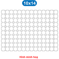 Khung cố định pin 18650 nhiều hàng (6 - 13 hàng) ghép khối lớn xe điện