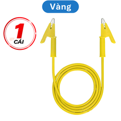 Dây kẹp silicon 2 đầu cá sấu 1m