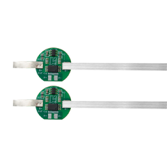 Mạch bảo vệ hàn đầu pin Lithium 1S 3.7V 2 - 4.5A (1 - 3 MOS) có hàn kẽm sẵn ( PCB tròn)