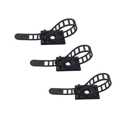 (10 cái) Kẹp rút giữ dây ACT trắng/đen có keo dán 3M 1600T