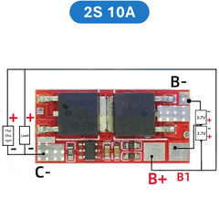 Mạch BMS sạc bảo vệ pin Lithium - Lipo 1S - 4S