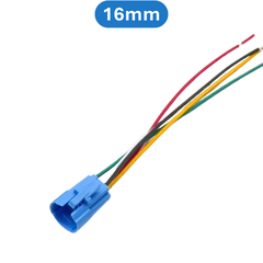 Jack nối, đầu cắm nút nhấn chống nước 12mm, 16mm, 19mm, 22mm