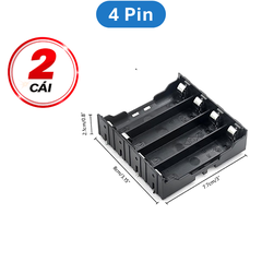 Đế pin, khay pin 18650 chân hàn PCB