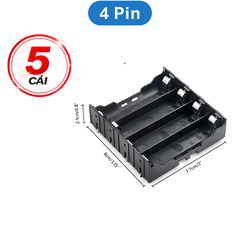 Đế pin, khay pin 18650 chân hàn PCB