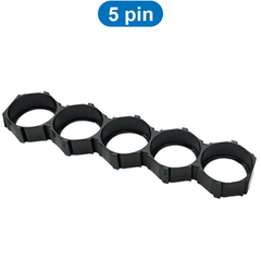 Khung cố định pin 21700 dạng xéo/ lệch lỗ 21.3mm
