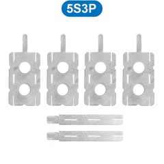 (2 bộ) Kẽm hàn miếng mạ niken chuyên đóng khối 5S, pin makita dày 0.18mm