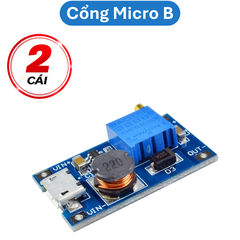 Mạch tăng áp Mini 2A MT3608 chân hàn dây, type C, Micro B