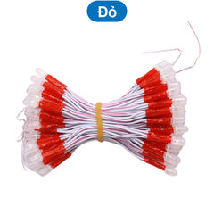 (100 con) LED ruồi liền dây 5mm đấu song song điện áp 5V,12V