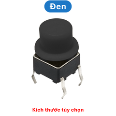 (50 Cái) Nắp nút nhấn 6x6mm hình mũ đường kính trong 3.1Mm / 3.4mm cao 6mm