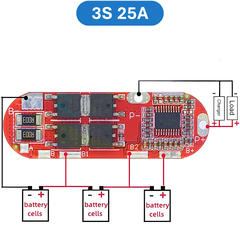Mạch BMS sạc bảo vệ pin Lithium - Lipo 1S - 4S