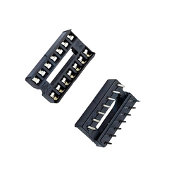 Đế IC chân vuông/tròn hai hàng 2.54mm 1A