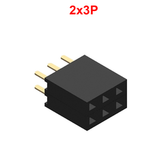 Hàng rào cái đôi 2.54mm cắm chân đứng cao 8.5mm