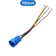 Jack nối, đầu cắm nút nhấn chống nước 12mm, 16mm, 19mm, 22mm