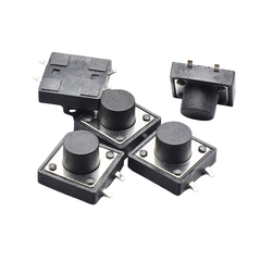 (20 Cái) Nút nhấn 12x12mm 4 chân dán cao 4.3 - 12mm