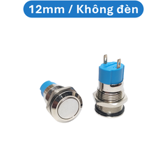 Nút nhấn chống nước đầu bằng ( Nhấn Giữ - Khóa ) lỗ khoét 12mm/16mm/19mm/22mm