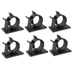 (5 cái) Kẹp giữ dây tròn có keo dán, nẹp khoá dây, gối đỡ dây