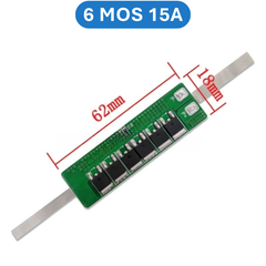 Mạch bảo vệ pin sắt LifePo4 1S 3.2V công suất lớn có sẵn kẽm hàn