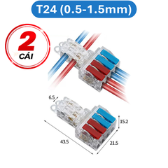 Cút nối dây điện nhanh chữ T 32A Cho dây 0.5 - 5mm2
