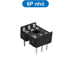 Đế IC chân vuông/tròn hai hàng 2.54mm 1A
