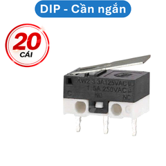 Công tắc hành trình KW - 10 1A 125V chân cắm PCB, hàn dây