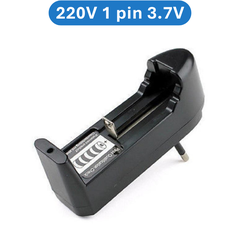 Dock sạc, bộ sạc pin 3.7V 18650, 14500, 16340 dùng cổng USB hoặc nguồn 220V