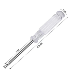 (50 cái) Tua vít dẹp, pake 3mm trong dài 9.2cm