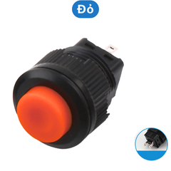 Nút nhấn nhả ( reset) R16 - 520 lỗ khoét 16mm 2 chân