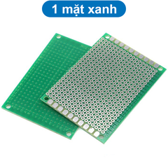 Bảng mạch đục lỗ sẵn, PCB cắm hàn linh kiện đa năng 1 mặt, 2 mặt