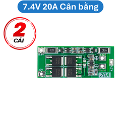 Mạch bảo vệ cân bằng pin Lithium 2S 7.4V ( pin 3.7V) không kẽm hàn
