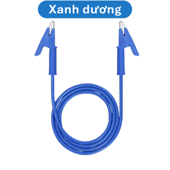 Dây kẹp silicon 2 đầu cá sấu 1m