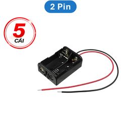 Đế pin 12V 23A 27A ra dây, chân hàn, pin 12V