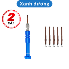 Tua vít 5 đầu sửa chữa điện thoại đa năng (5 đầu vít để trong thân tua vít)
