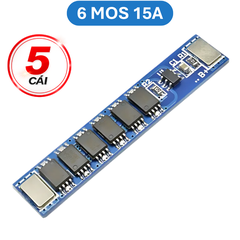 Mạch bảo vệ pin lithium 18650 1S 5A/10A/20A không kẽm hàn