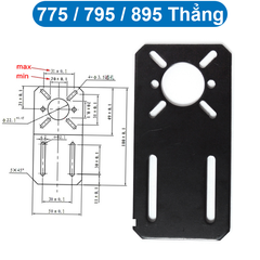 Gá động cơ DC, Pad cố đinh các loại động cơ thông dụng từ loại 380...895